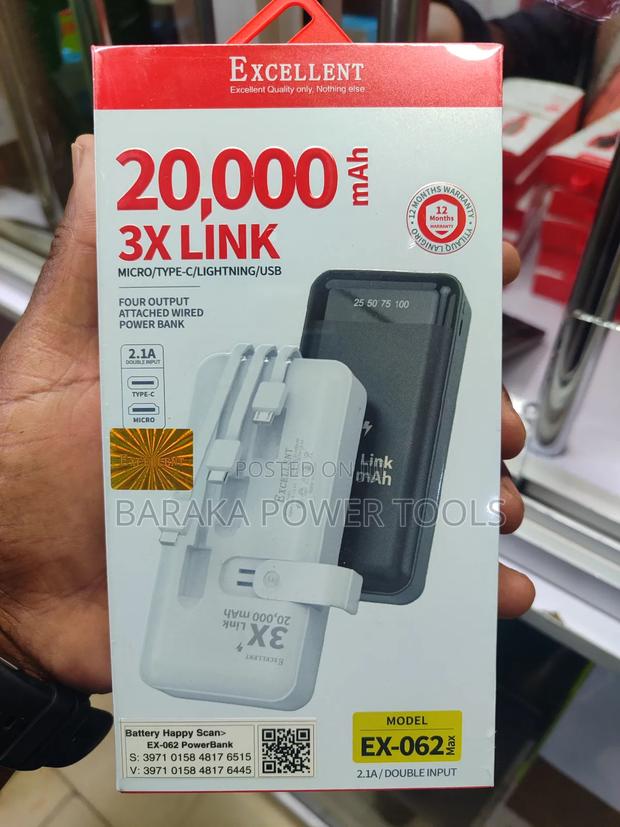 Powerbank 3x 20000mah - main view