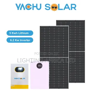 Best Home 6.2kva Inverter - 5.12kwh Lithium Battery (6)650w Solar Kit