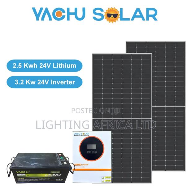 Solarized 3.2kva Inverter - 2.56kwh Lithium Batt - (4)575w Solar Kit - thumbnail 3