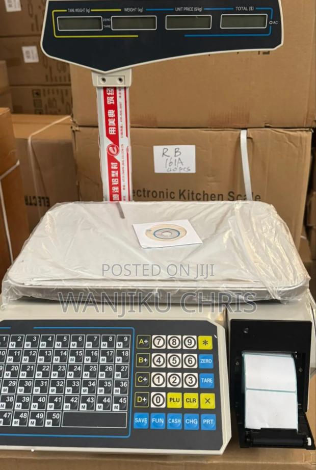 *Barcode Labeling Scale/Barcode Scanner Scale - main view