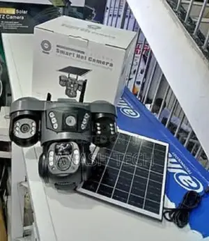 V380 Pro 4g Triple Lens Solar Security Camera With Cloud Storage