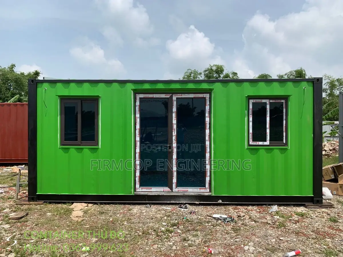 Compact 20ft Office Container - Mobile Workspace