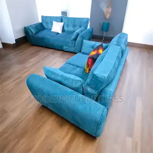Blue Butterfly 5 Seater Sofa