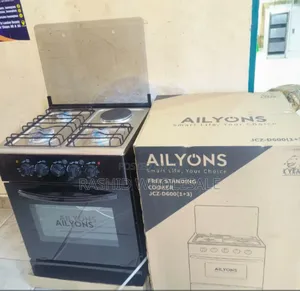 Quality 50*55 Black 3+1 Standing Cooker. Electric Oven. Auto Ignition
