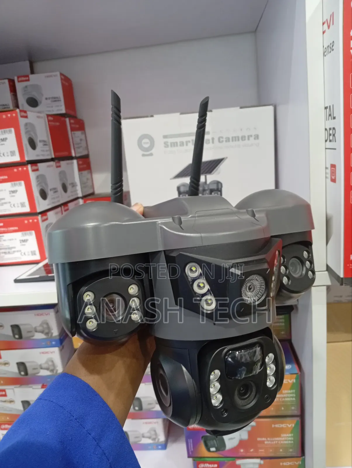V380 Pro 4g Solar PTZ Camera With Human Detection and Cloud Backup