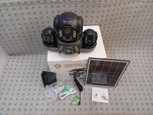 V380 Pro 4g Solar Outdoor CCTV Camera With 12mp Hd Recording