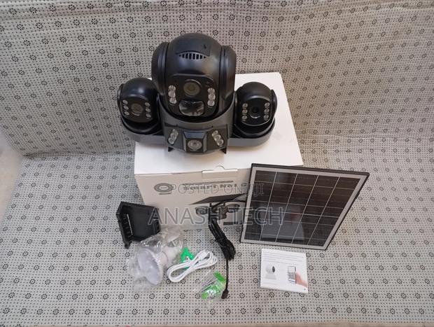 V380 Pro 4g Solar Outdoor CCTV Camera With 12mp Hd Recording - main view