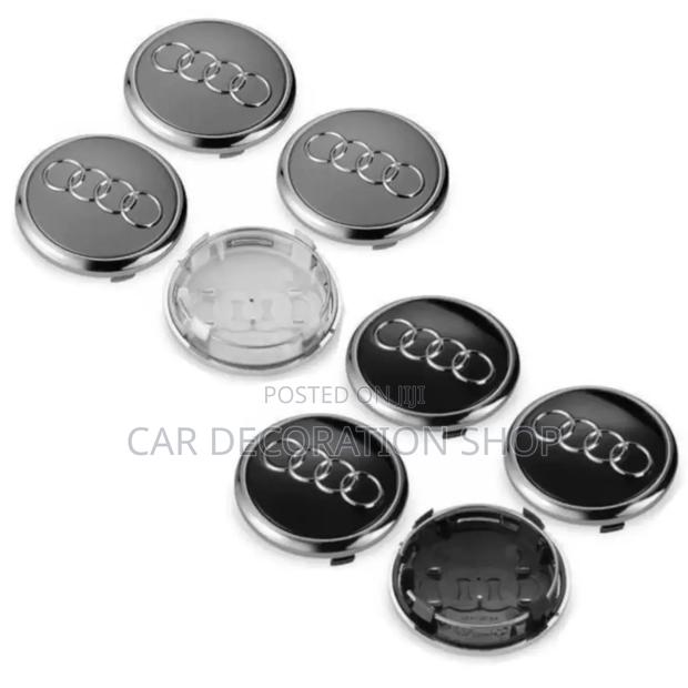 4x Audi Alloy Wheel Centre Caps - main view