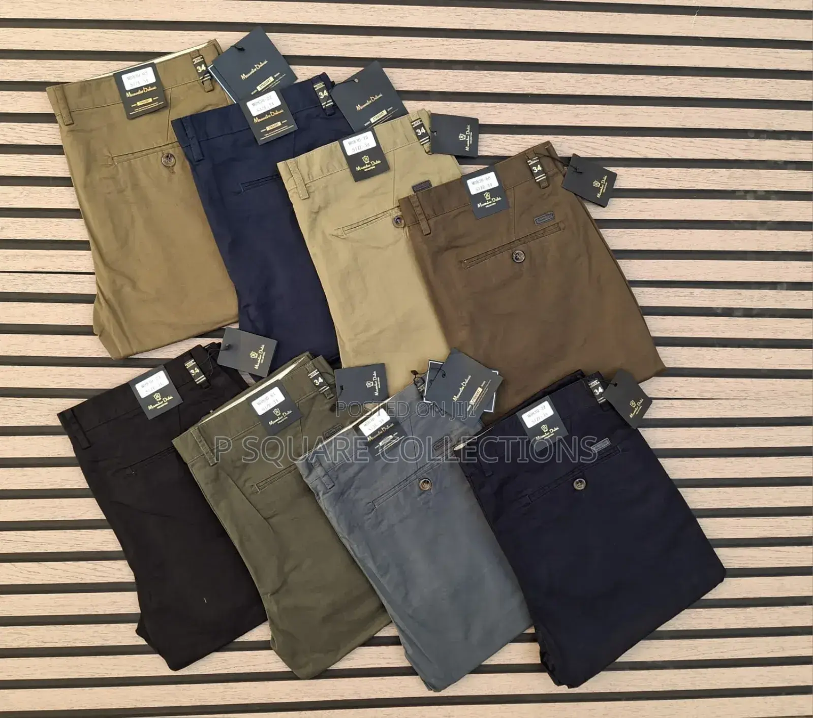 Men's Soft Khaki Trousers
