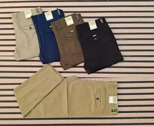 Men's Soft Khaki Trousers