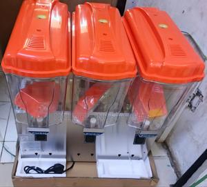 Clear Triple Beverage Dispenser With Leak Proof Lid - thumbnail 2