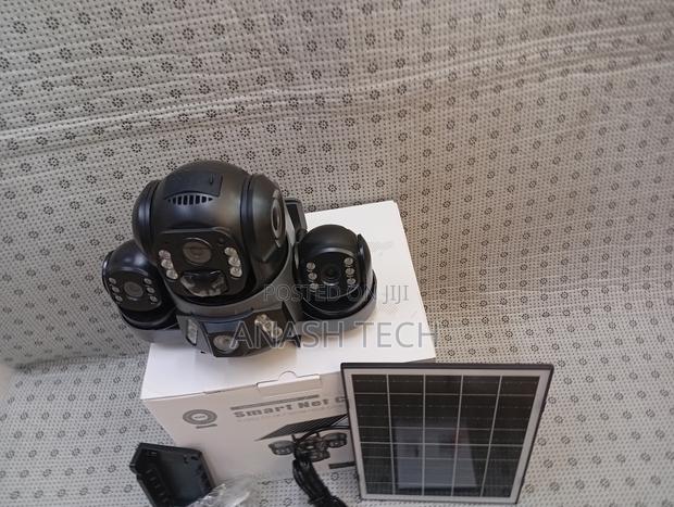 V380 Pro Solar CCTV Camera 4g Sim With 8w Solar Panel and Audio - main view