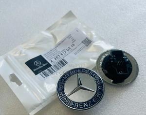 Mer Cedes Bonnet Flat Blue Wheat Badge - thumbnail 2