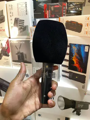 Microphone Cover Black Windshield Foam