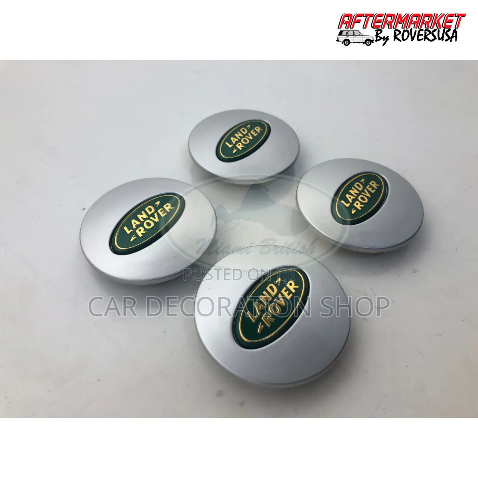 4x Lan Rover Replacement Rim Centre Covers