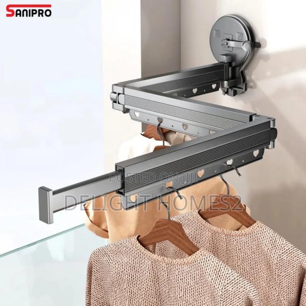 Retractable Clothes Drying Rack_st - main view