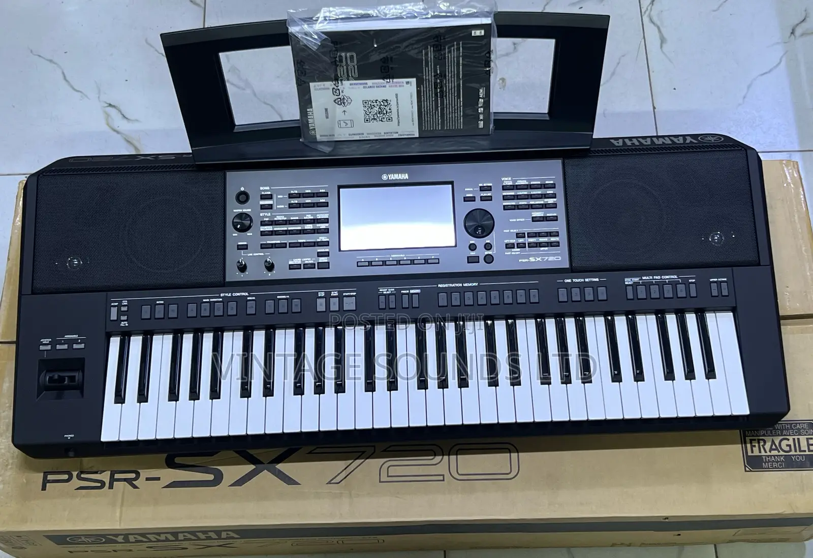 Yamaha PSR-Sx720 : Pro 61-Key Arranger With 1,377 Voices
