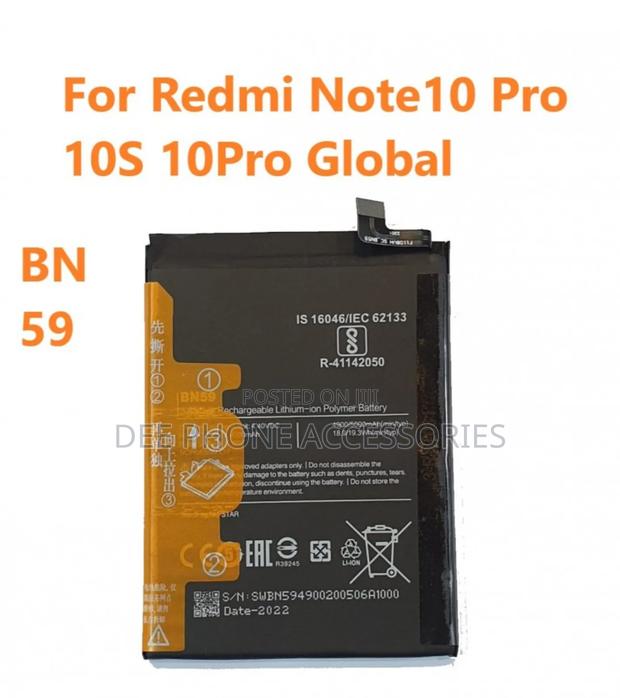 Redmi Note 10 Pro Replacement Battery - main view