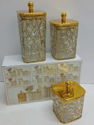 3 in 1 Transparent Storage Jars/Sugar Canisters
