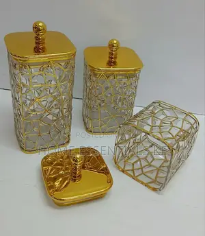 3 in 1 Transparent Storage Jars/Sugar Canisters