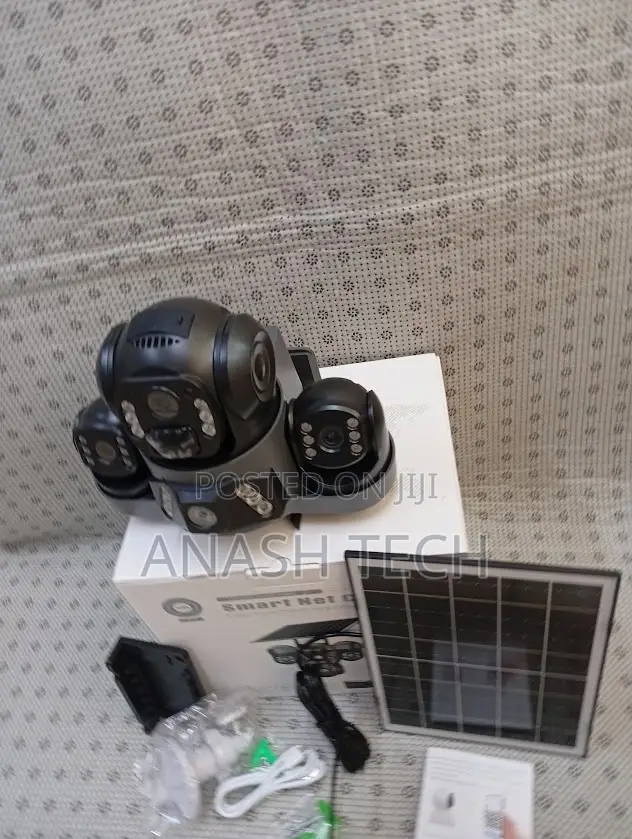 V380 Pro 4g Solar Outdoor Camera With Full Color 24 Hour Vision