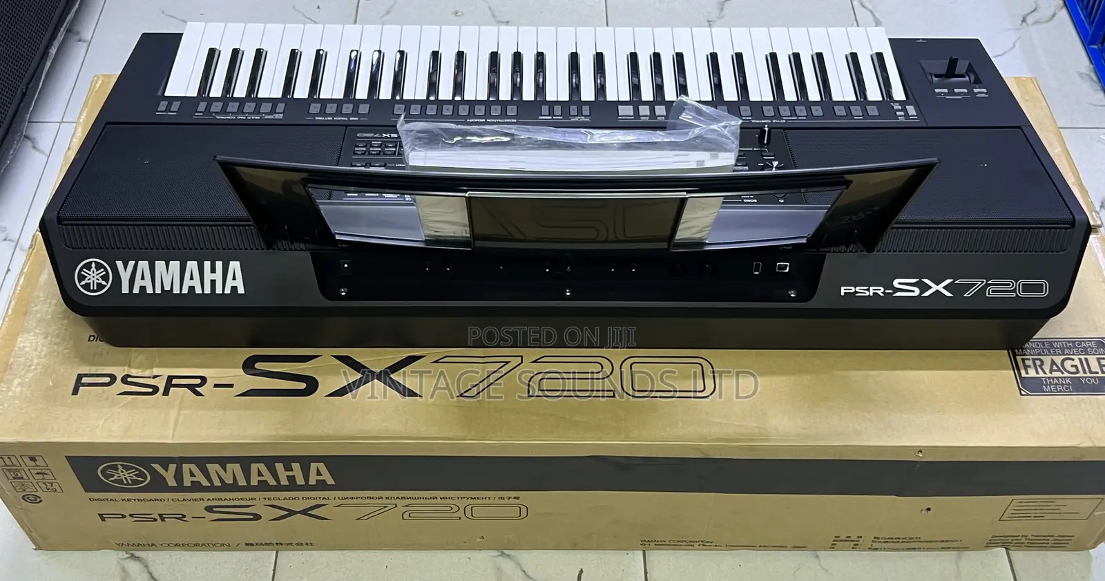 Yamaha PSR Sx720 Touch Sensitivity Keyboard
