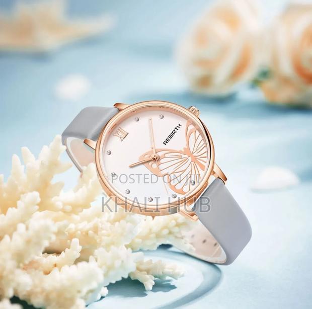 Rebirth Ladies Watch Grey Straps Rebirth Ladies Watch