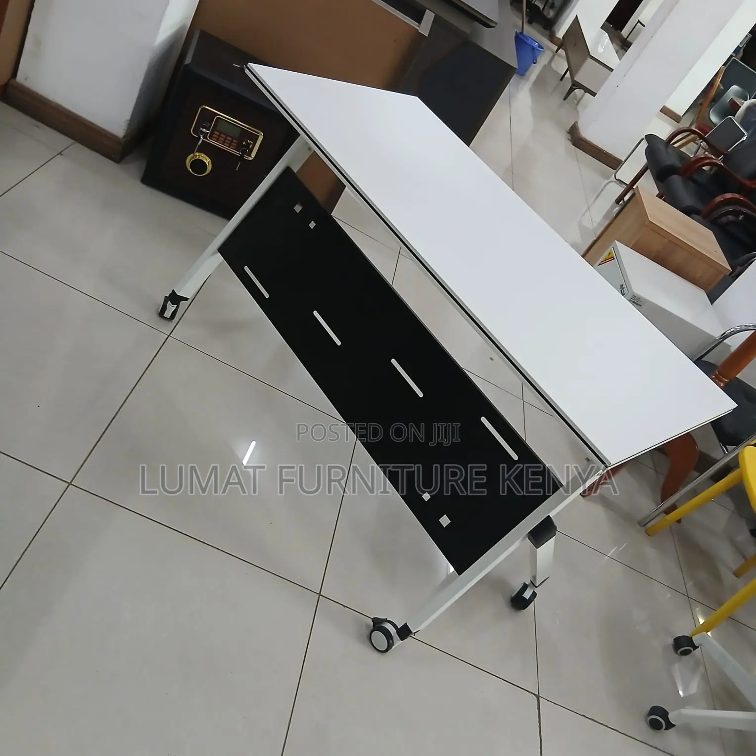 White Foldable Modern Home/Office Table
