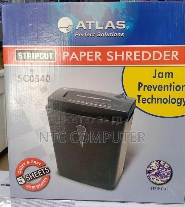 Atlas Sc0540 Paper Shredder 5 Sheets Strip Cut