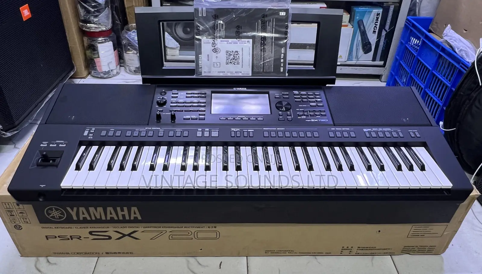 Yamaha Keyboard PRS Sx720 Series (1377 Voices )
