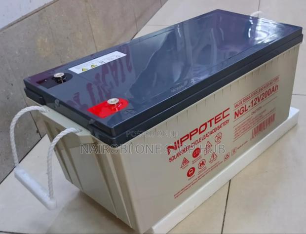 High Capacity Nippotec 12v 200ah Lead Acid Battery for Solar