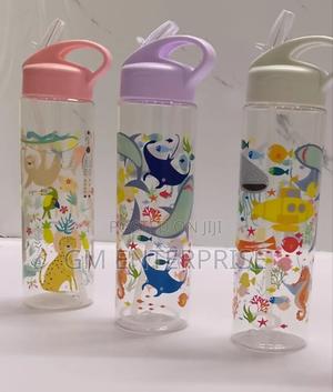 Kids 600ml Water Bottle With Straw - thumbnail 2