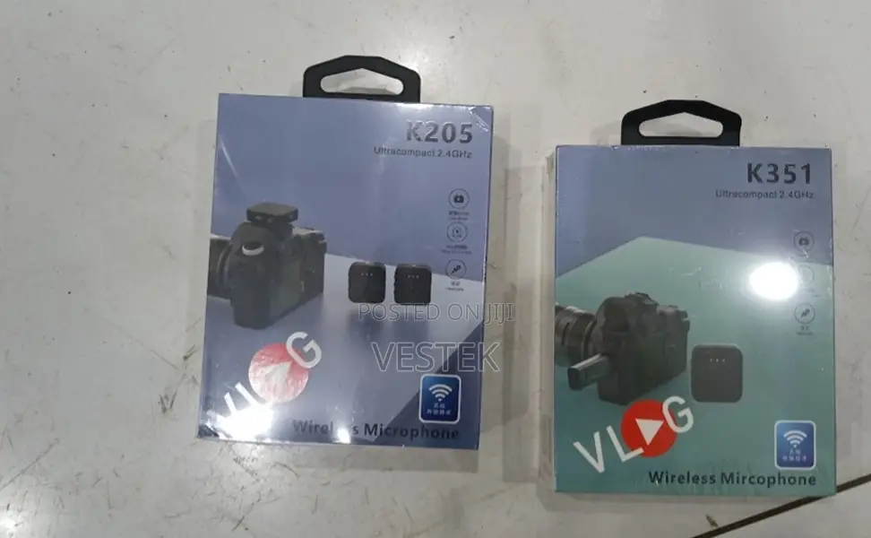 Portable Dual Mini Wireless Microphone 3 in 1 Usb C Mic