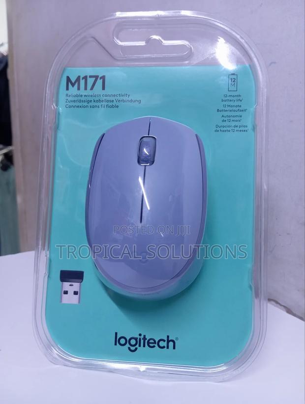 Logitech M171 Blue Grey Mouse Available - thumbnail 3