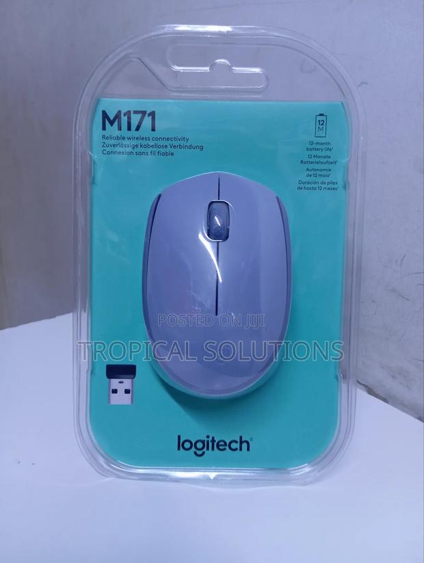 Logitech M171 Wireless Mouse Blue Grey M171 Available - thumbnail 3