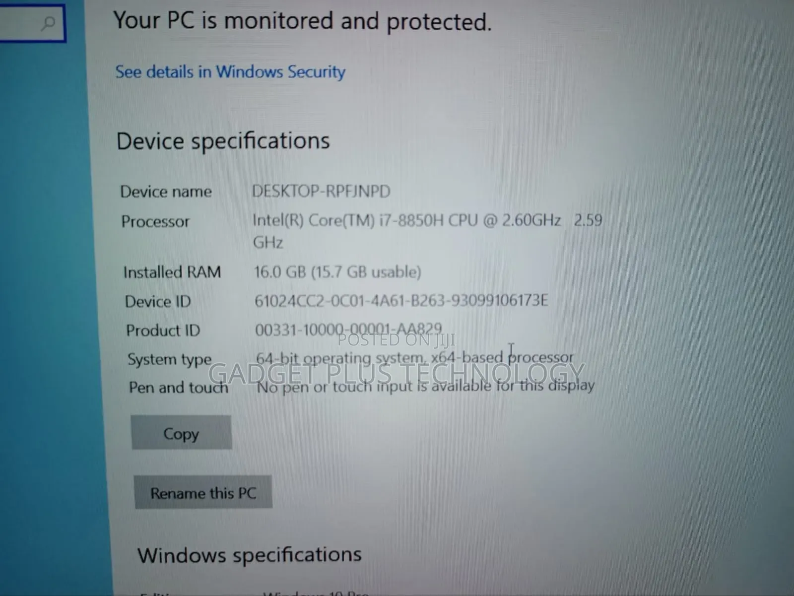 Laptop Dell Precision 5530 32GB Intel Core I7 SSD 512GB