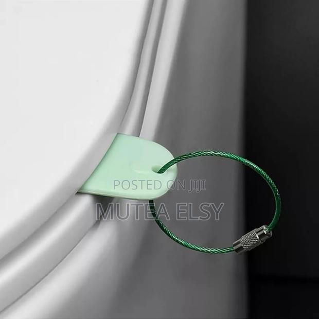 Green Peach Toilet Seat Lifter Pull Ring - thumbnail 2