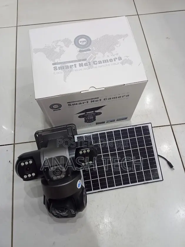 Tripple Lens Wifi Rotating Security Camera Night Vision and Sound Talk