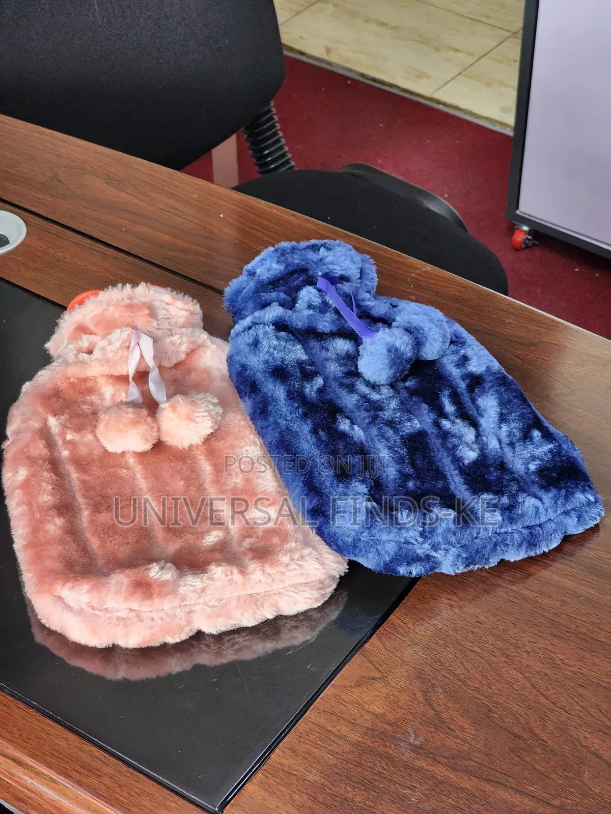 Soft Plush Hot Water Bottle for Cramps and Warmth