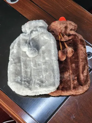 Soft Plush Hot Water Bottle for Cramps and Warmth