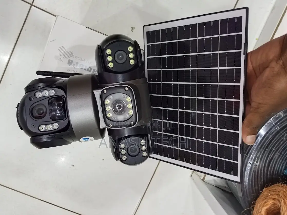4g Smart Solar PTZ Camera 3mp Hd Ai Motion Detect Full Color Vision