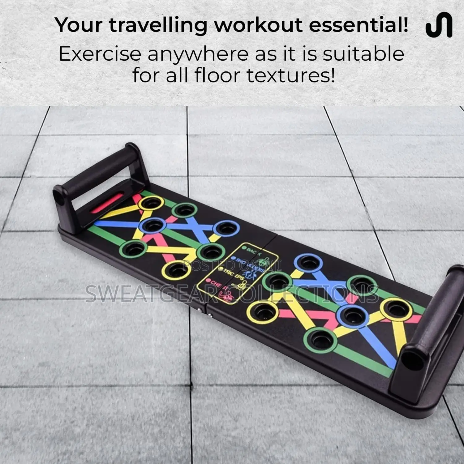 Push Up Board Home Gym Exercise Equipment Stand Pushup Bars Pushup Bar