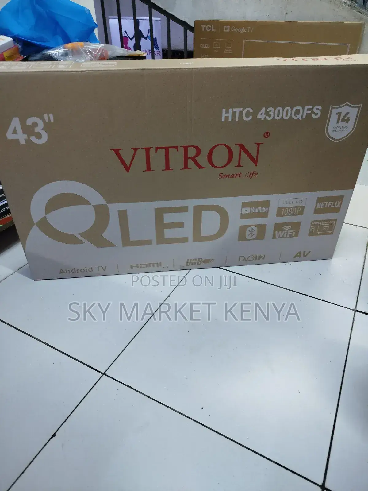 Vitron 43inch Qled Tv HTC 4300qfs