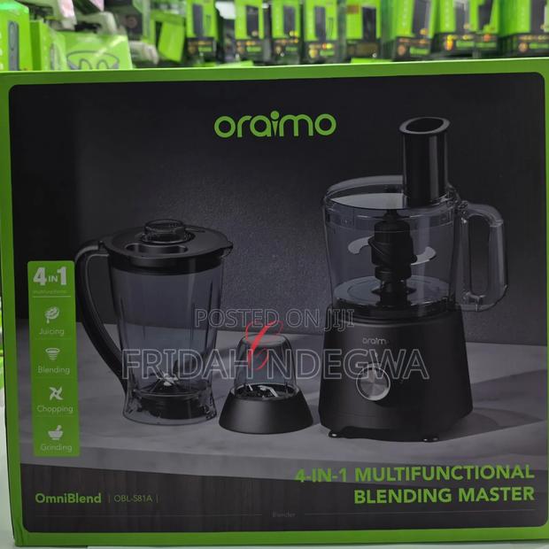 Oraimo Omniblend 1500w 4-in-1 *Juicing, Blending, Chopping Grinding