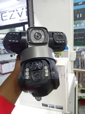 Wifi Solar Triple Lens Security Auto Rotate Full Color Night View
