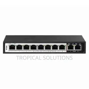 D-Link DGS-F1010p-E 250m 10-Port 1000mbps Switch With 8 Poe Ports