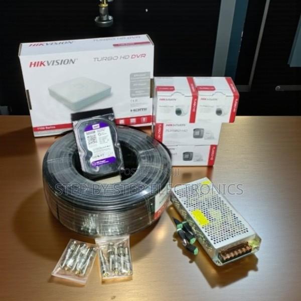 Hikvision 1080p 4 Cameras CCTV Kit With Dvr, Cloud and Night Vision