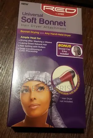 Soft Bonnet Hair Dryer Attachment