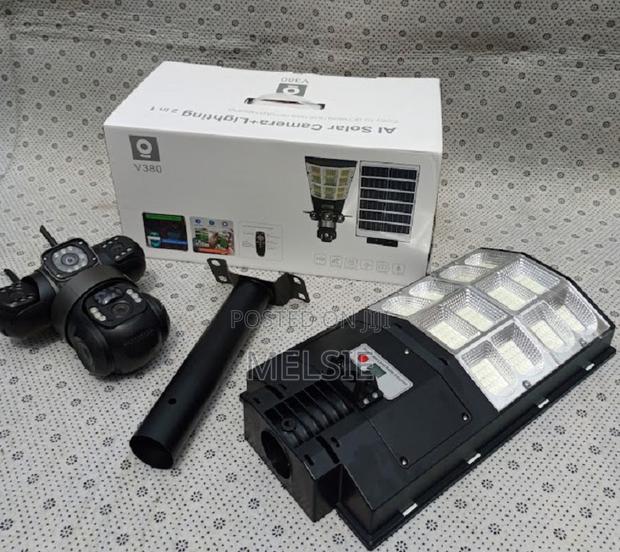 Ai Solar Camera + Lighting 2 in 1 V380 Pro 2 in 1 V380pro