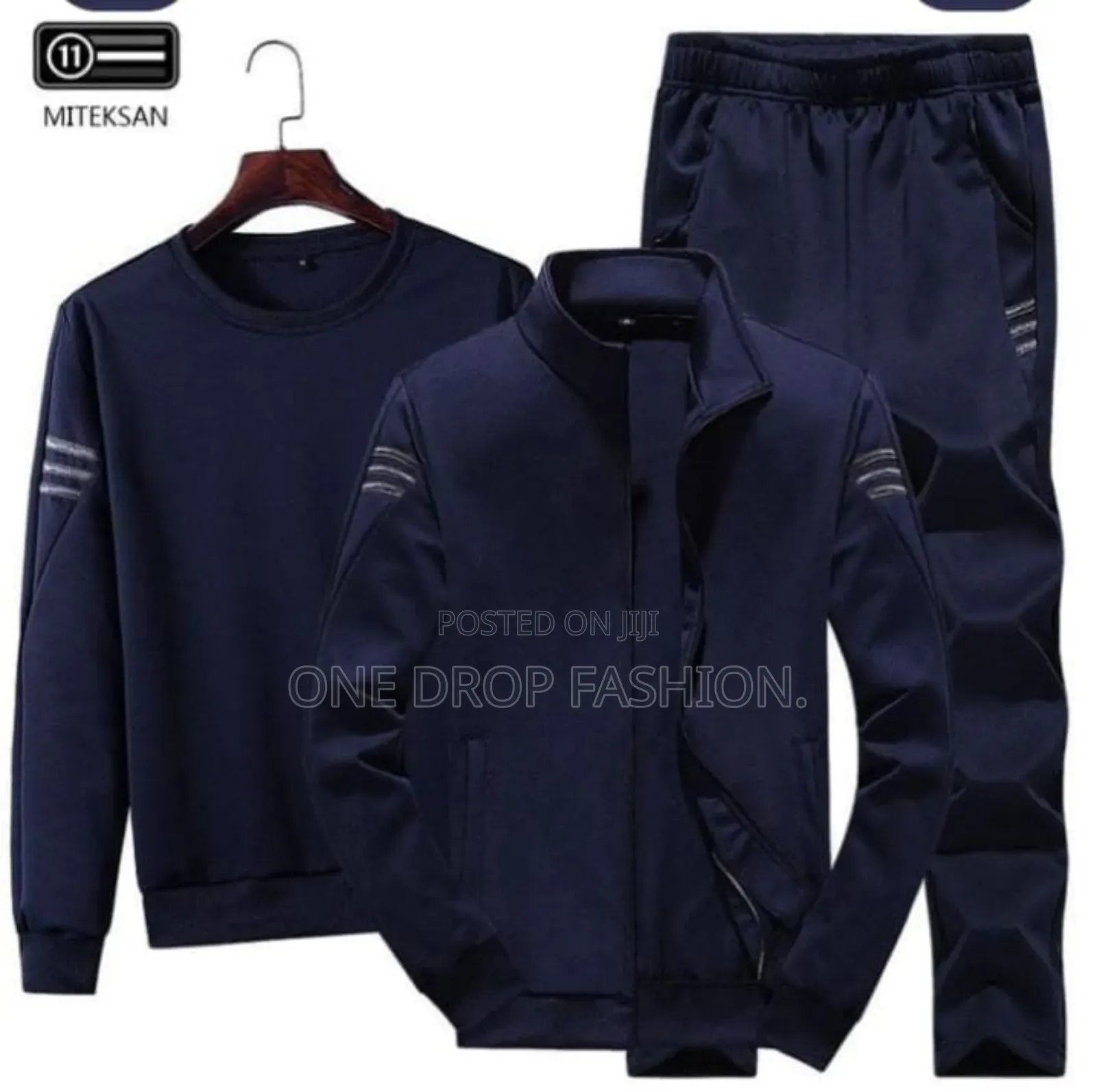 3 in 1 Tracksuit Set Sizes M-3xl